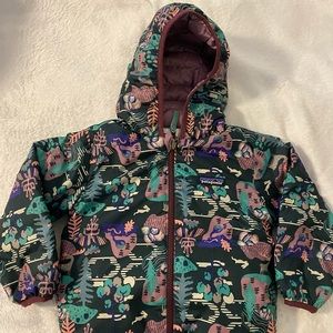Patagonia reversible down hoodie